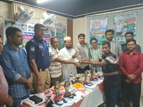 বগুড়ায় সড়ক নিরাপত্তায় নিসচার মাসব্যাপী কর্মসূচির সমাপনী, সম্মাননা পেলেন দক্ষ চালকরা